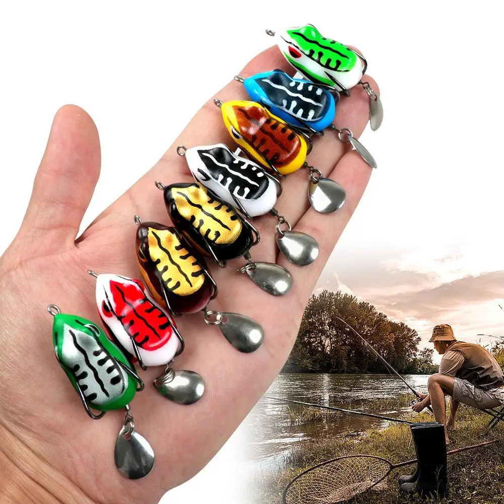 Frog Fishing Lure PVC Silicone Soft Artificial Bait for Black Bass Simulation Lure Fishing Tools Accessories
Frog Fishing Lure PVC Silicone Soft Artificial Bait for Black Bass Simulation Lure Fishing Tools Accessories