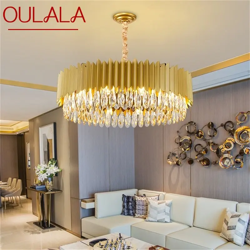 OULALA Chandelier Lamp Fixtures Luxury Gold Pendant Light Postmodern Home LED for Living Dining Room
OULALA Chandelier Lamp Fixtures Luxury Gold Pendant Light Postmodern Home LED for Living Dining Room