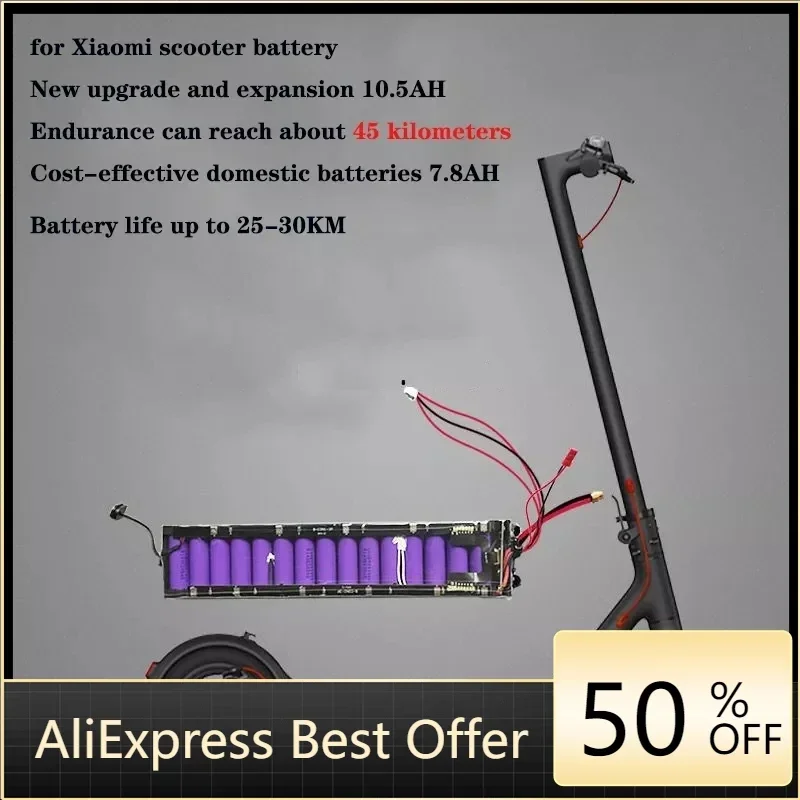 36V 7.8ah/10.5ah 10S3P 18650 Battery Pack with APP for Xiaomi M365 Ninebot Segway Scooter Ebike Bicycle Inside with 20A BMS
36V 7.8ah/10.5ah 10S3P 18650 Battery Pack with APP for Xiaomi M365 Ninebot Segway Scooter Ebike Bicycle Inside with 20A BMS