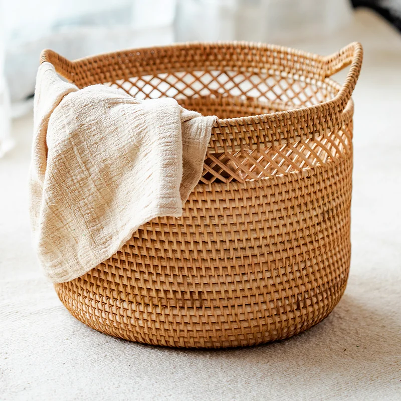 Rattan Laundry Basket Household Dirty Laundry Storage Bathroom Woven Laundry Storage Bucket Laundry Basket
Rattan Laundry Basket Household Dirty Laundry Storage Bathroom Woven Laundry Storage Bucket Laundry Basket