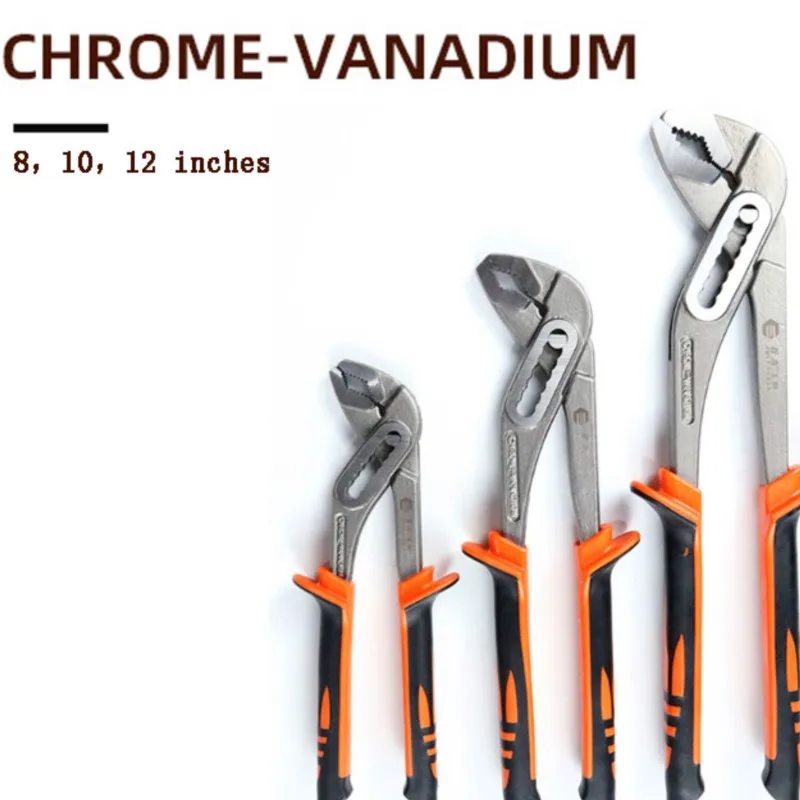 Water Pump Pliers Multifunctional Universal Wrench Open Grip Pipe Pliers Large-nosed Hand Tools Plumber Repair Pliers Tools
Water Pump Pliers Multifunctional Universal Wrench Open Grip Pipe Pliers Large-nosed Hand Tools Plumber Repair Pliers Tools