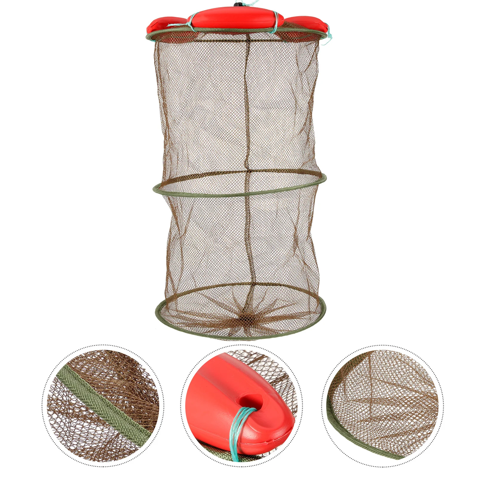 Collapsible Large Capacity Fishing Net Floating Fishing Net Portable Fishing Mesh Net Locating Net Drawstring Fish Catching Net
Collapsible Large Capacity Fishing Net Floating Fishing Net Portable Fishing Mesh Net Locating Net Drawstring Fish Catching Net