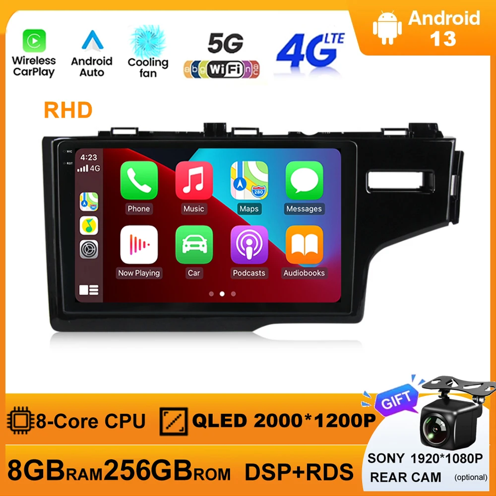 Android 13 For Honda FIT JAZZ Left Right 2014-2017 RHD Car Radio Stereo Player Support DVR Tablet WiFi GPS Navigation 5G WIFI BT
Android 13 For Honda FIT JAZZ Left Right 2014-2017 RHD Car Radio Stereo Player Support DVR Tablet WiFi GPS Navigation 5G WIFI BT