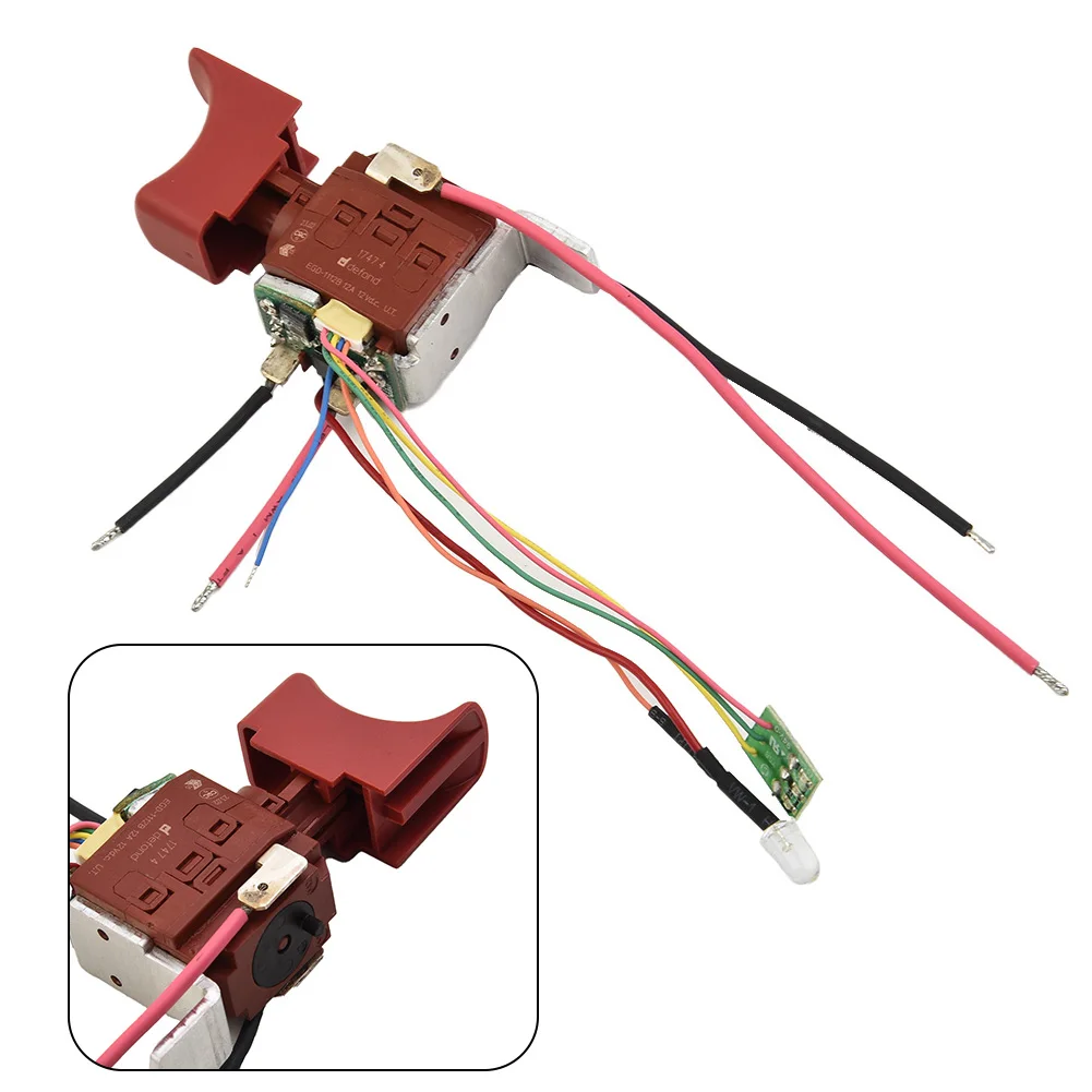 1pc Speed Switch For Defond EGD-1112B 12VDC 12A Lawn Mower Parts Power Tools Screwdriver Speed Switch Control Speed Switch
1pc Speed Switch For Defond EGD-1112B 12VDC 12A Lawn Mower Parts Power Tools Screwdriver Speed Switch Control Speed Switch