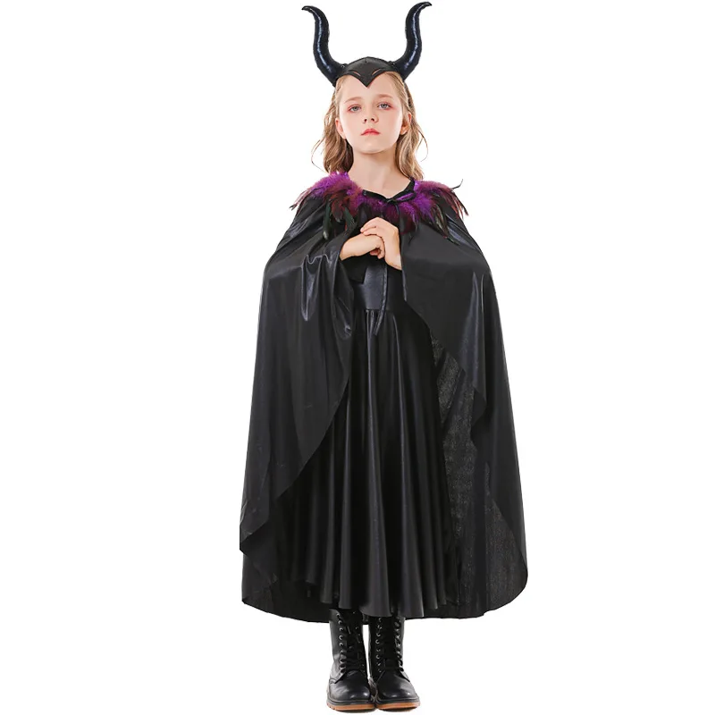Halloween Carnival Party Movie Sleeping Beauty Kids Witch Costume Children's Day Girls Demon Queen Vampire Cosplay Dress
Halloween Carnival Party Movie Sleeping Beauty Kids Witch Costume Children's Day Girls Demon Queen Vampire Cosplay Dress
