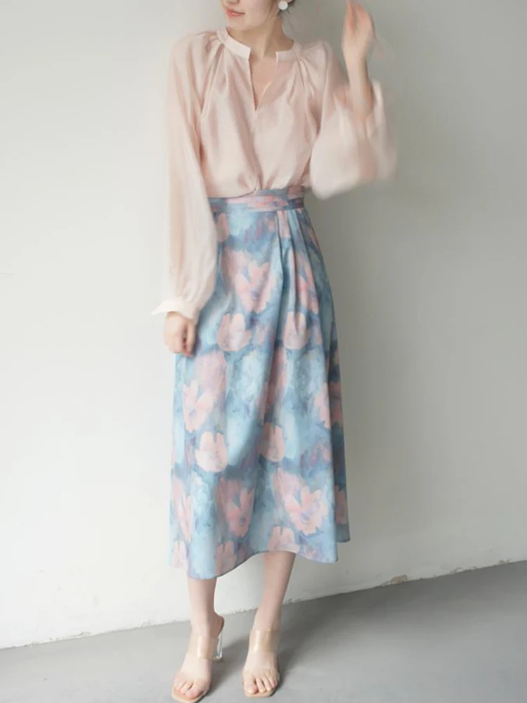 Retro French Oil Painting Style Abstract Flower Pocket Midi A Line Skirt Women's Elegant Clothing 2022 Summer B992
Retro French Oil Painting Style Abstract Flower Pocket Midi A Line Skirt Women's Elegant Clothing 2022 Summer B992