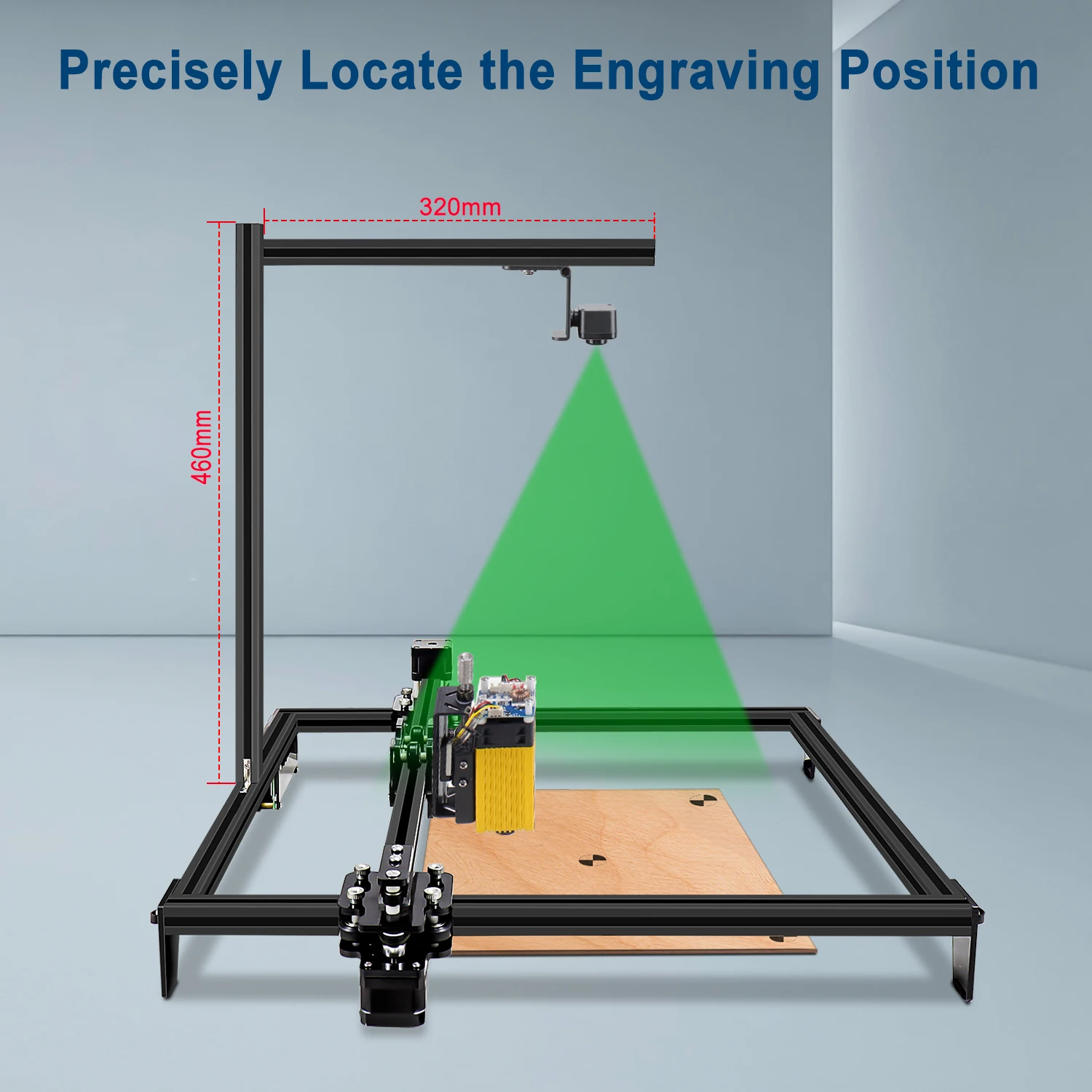 ZBAITU Laser Engraver 80W Laser Engraving Cutting Machine for Metal and Wood Acrylic Leather With Camera and stand 37*37cm/81*46
ZBAITU Laser Engraver 80W Laser Engraving Cutting Machine for Metal and Wood Acrylic Leather With Camera and stand 37*37cm/81*46