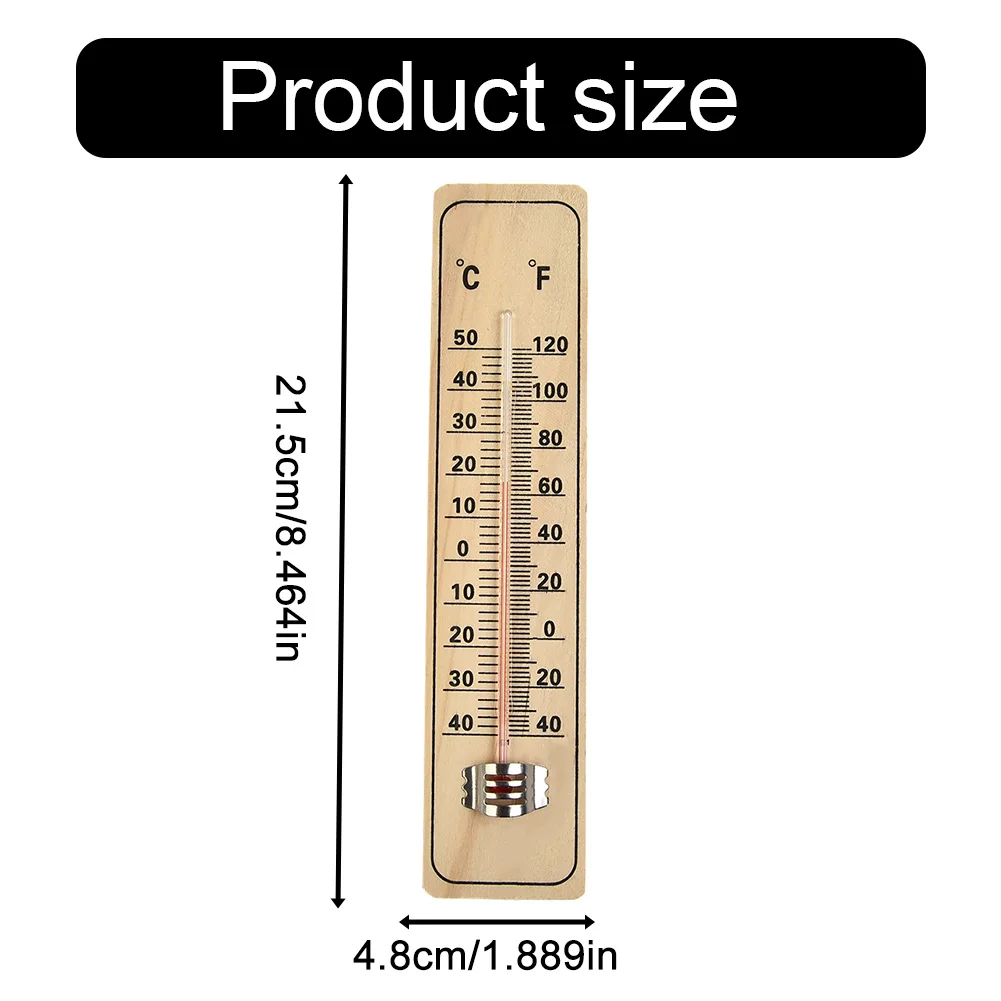 3Pcs Wooden Thermometer Traditional Wooden Garden Thermometer Wall Mounting With C & F Reading For Indoor Outdoor Use
3Pcs Wooden Thermometer Traditional Wooden Garden Thermometer Wall Mounting With C & F Reading For Indoor Outdoor Use