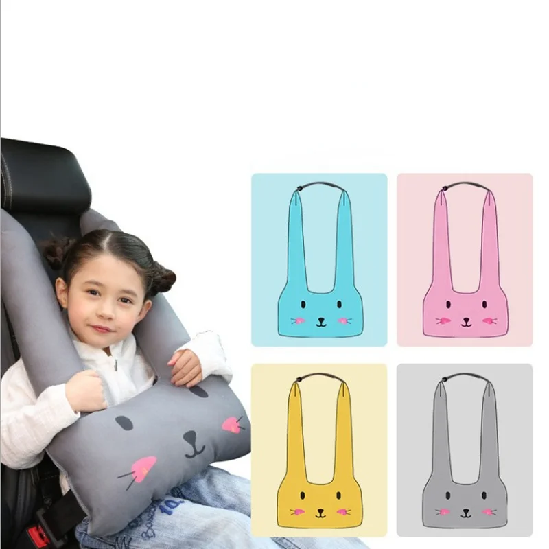 

Cartoon Cute Car Seatbelt Shoulder Pad Soft PP Cotton Seat Safety Belt Cover for Children Kids Headrest Cushion Sleeping Pillows