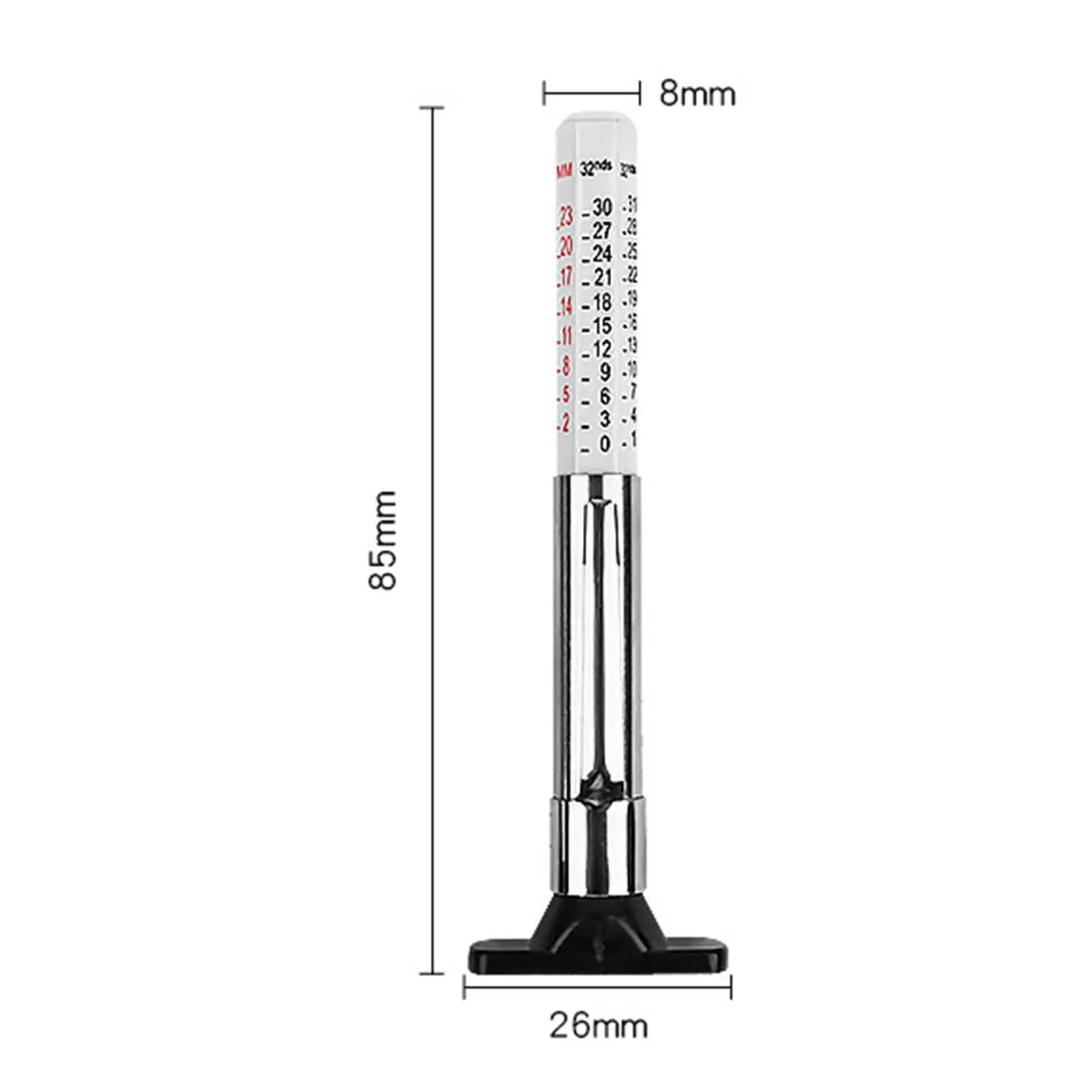 

Car Tire Tread Depth Gauge Tire Depth Gauge Tool Car Accessories Universal Tyre Tread Depth Gauge for Car Motorcycle SUV