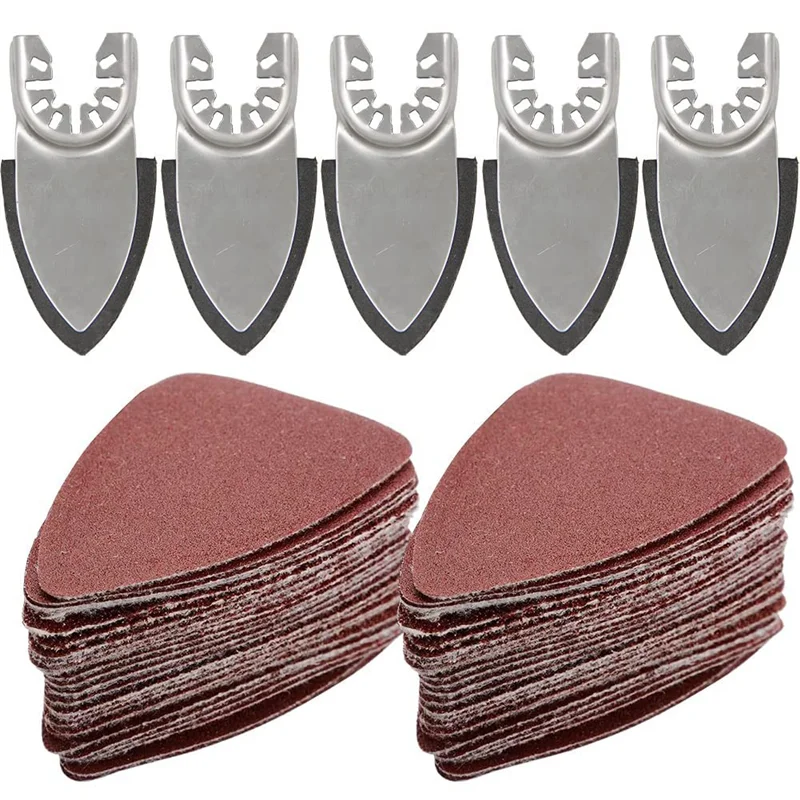 130Pcs Oscillating Tool Detail Sanding Pads Kit, 5Pcs Finger Sanding Pads, 125Pcs Sandpaper, for Surfaces Polish Sanding
130Pcs Oscillating Tool Detail Sanding Pads Kit, 5Pcs Finger Sanding Pads, 125Pcs Sandpaper, for Surfaces Polish Sanding