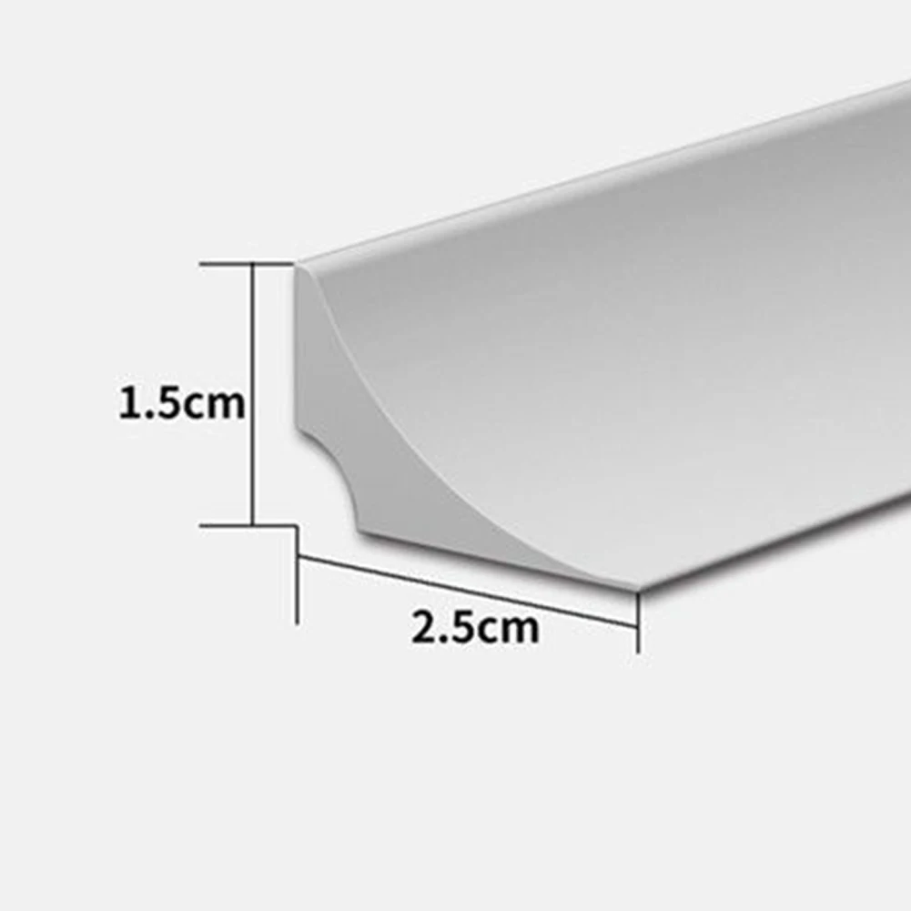 Silicone Water Barrier Bathroom Kitchen Floor Shower Threshold Waterproof Barrier Bendable DIY Waterstop Strip
Silicone Water Barrier Bathroom Kitchen Floor Shower Threshold Waterproof Barrier Bendable DIY Waterstop Strip