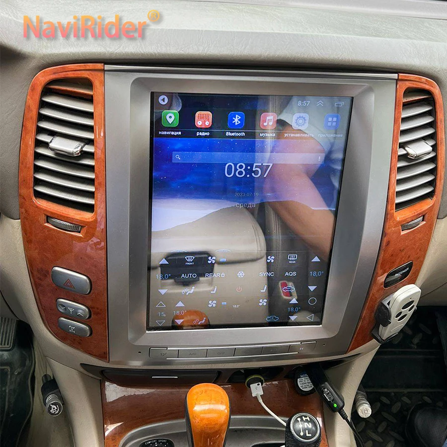 Tesla Screen Android Radio Autoradio For Toyta Land Crueser 100 2003 For Lexus LX470 GPS Carplay Multimedia Video Player 128GB
Tesla Screen Android Radio Autoradio For Toyta Land Crueser 100 2003 For Lexus LX470 GPS Carplay Multimedia Video Player 128GB