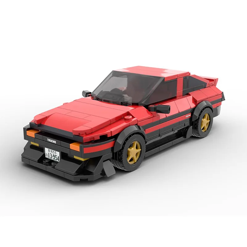 

MOC Toyotaed AE86 GT Speed Champions Racing Cars Building Blocks Bricks Set Kids Toys Gifts For Boys & Girls
