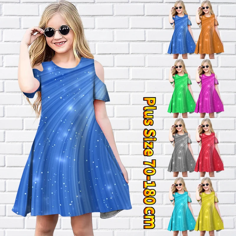 2023 Summer Fashion Princess Skirt Loose Midi Skirt Little Girl New Design Printing Short Sleeve Skirt Round Neck Lovely Dress
2023 Summer Fashion Princess Skirt Loose Midi Skirt Little Girl New Design Printing Short Sleeve Skirt Round Neck Lovely Dress