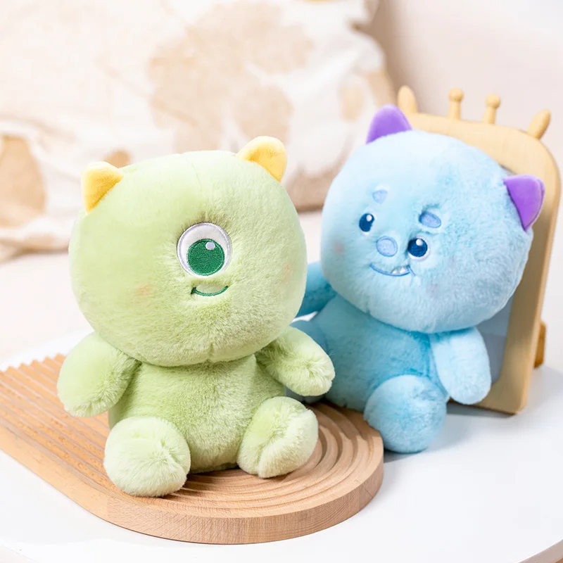 

1pc 23cm Blue Pink Yellow Green Plush Toy Cute Little Monster Doll Kawaii Room Decoration Gift Hanging Ornaments For Children