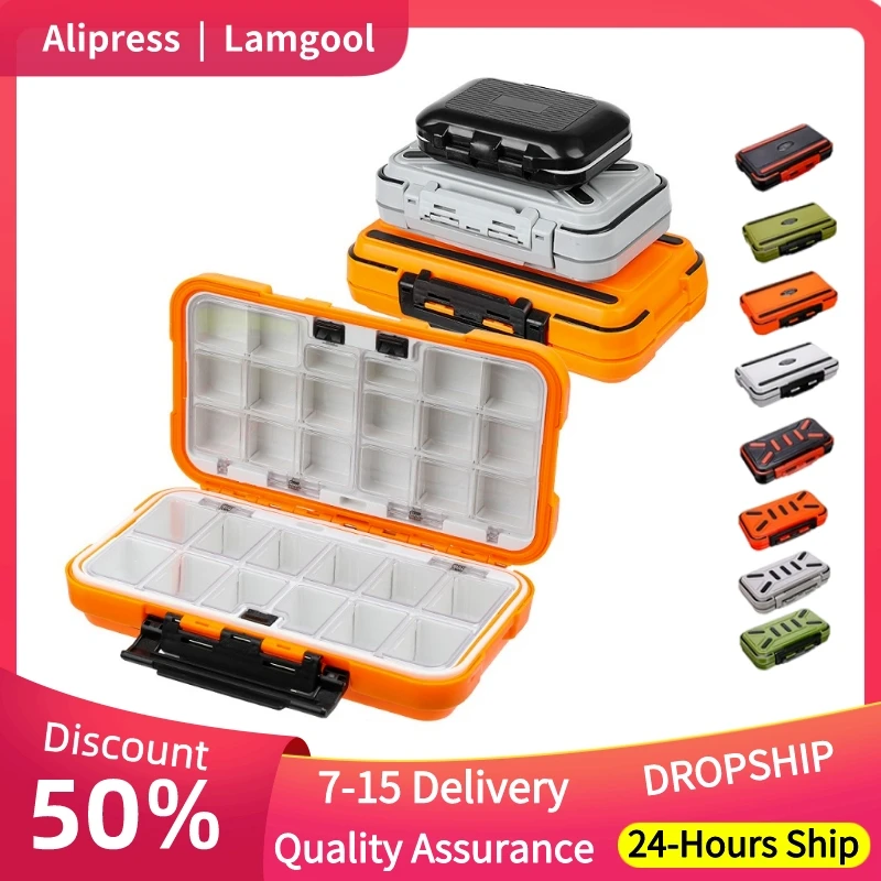 Fishing Tackle Boxes Waterproof Fishing Storage Boxes Bait Box Multifunctional Hook and Bait Accessory Box Double-Sided Opening
Fishing Tackle Boxes Waterproof Fishing Storage Boxes Bait Box Multifunctional Hook and Bait Accessory Box Double-Sided Opening