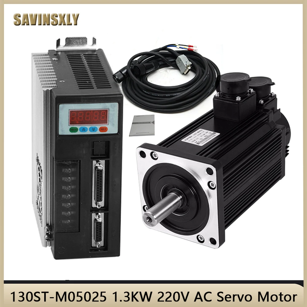 130ST-M05025 220V 1.3KW AC Servo motor 1300W 2500RPM 5N.M. Single-Phase ac drive permanent magnet Matched AASD- 30A Driver.
130ST-M05025 220V 1.3KW AC Servo motor 1300W 2500RPM 5N.M. Single-Phase ac drive permanent magnet Matched AASD- 30A Driver.