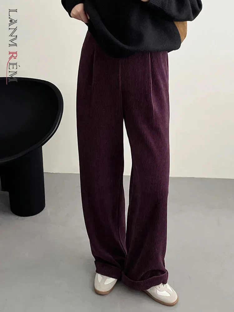 LANMREM Women Casual Corduroy Wide Leg Pants High Waist Solid Color Loose Long Trousers Vintage 2023 Autumn New Clothing 2AA3469
LANMREM Women Casual Corduroy Wide Leg Pants High Waist Solid Color Loose Long Trousers Vintage 2023 Autumn New Clothing 2AA3469