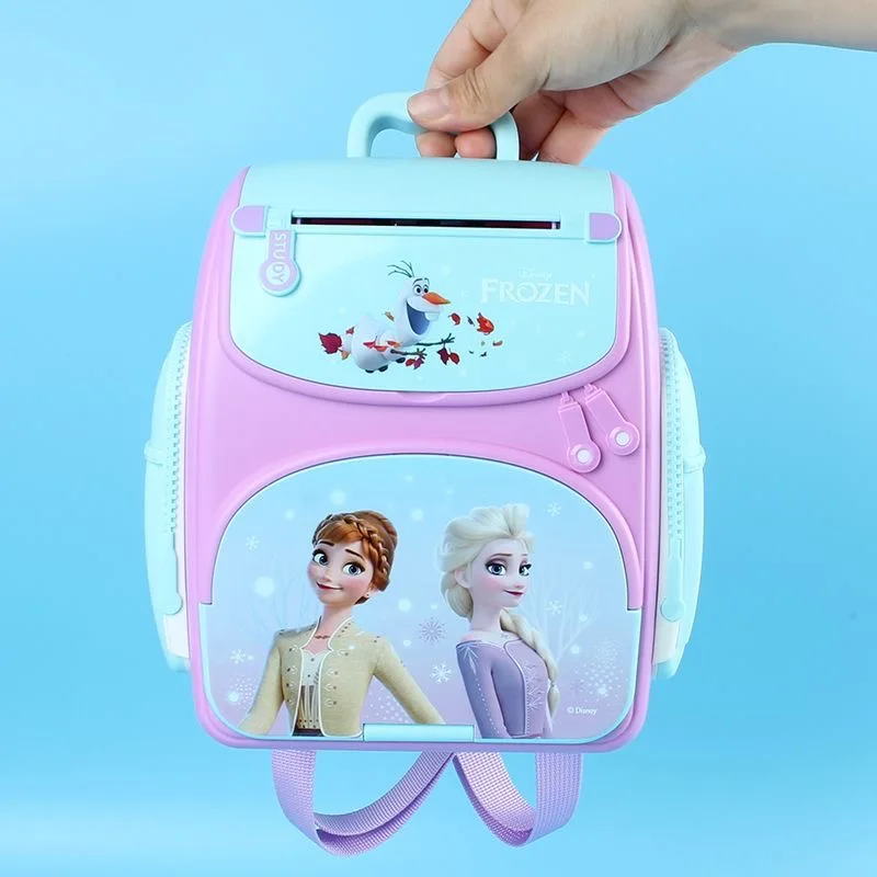 

New Disney girls frozen 2 fingerprint bank Backpack princess elsa password box storage box girl gift Creativity toy