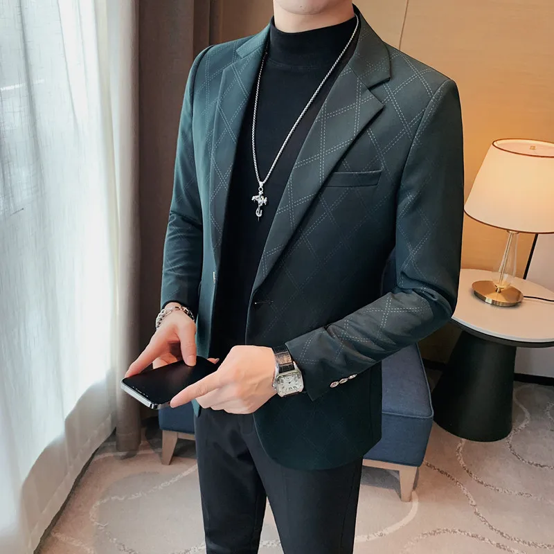 High Quality Blazer Men's British Style Premium Simple Elegant Fashion Business Casual Gentleman Blazer Professional Wear
High Quality Blazer Men's British Style Premium Simple Elegant Fashion Business Casual Gentleman Blazer Professional Wear