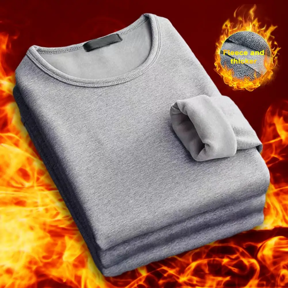 Thermal Underwear Shirt Men O Neck Fleece Sport Tops Autumn Thermo Clothing Comfortable Warm Long-Sleeved 4XL
Thermal Underwear Shirt Men O Neck Fleece Sport Tops Autumn Thermo Clothing Comfortable Warm Long-Sleeved 4XL