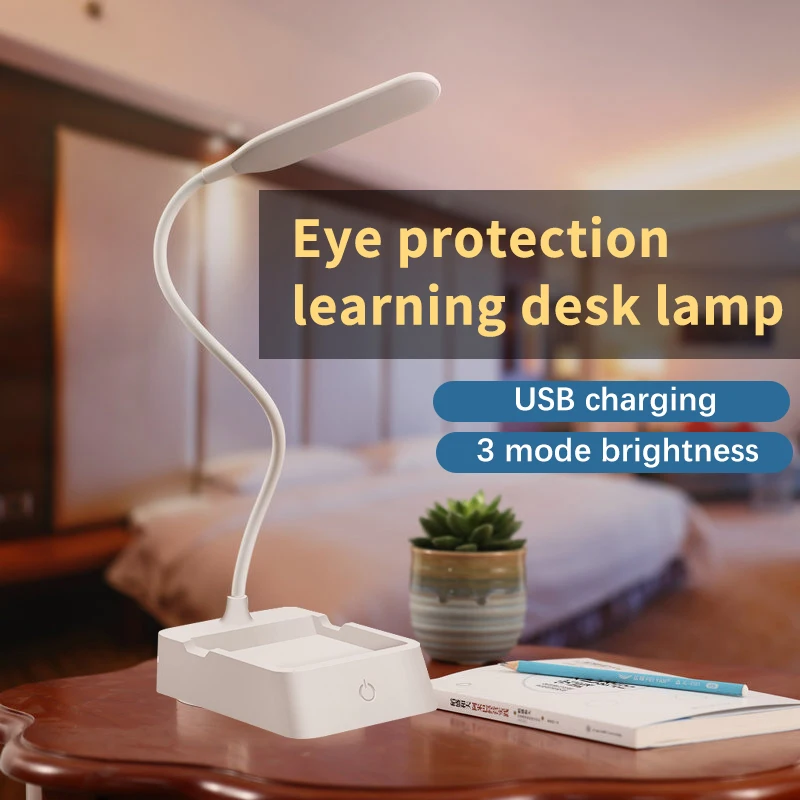 LED table lamp charging and plugging dual-purpose soft light eye protection three-gear adjustment long life learning table lamp
LED table lamp charging and plugging dual-purpose soft light eye protection three-gear adjustment long life learning table lamp