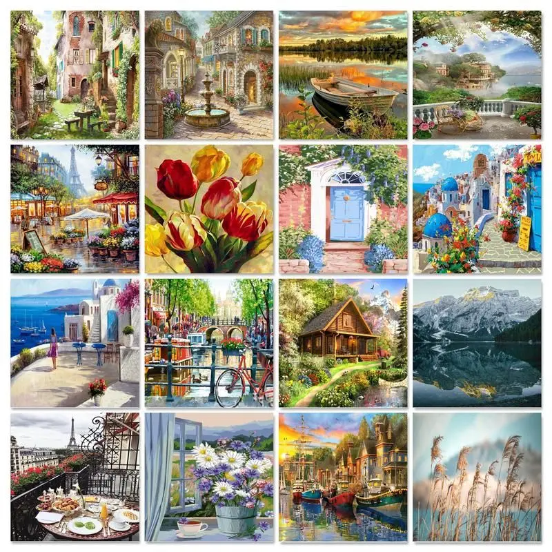 SDOYUNO 60x75cm Frame Diy Painting by numbers Handpainted Canvas painting Scenery Paint by numbers For adults Home decor
SDOYUNO 60x75cm Frame Diy Painting by numbers Handpainted Canvas painting Scenery Paint by numbers For adults Home decor