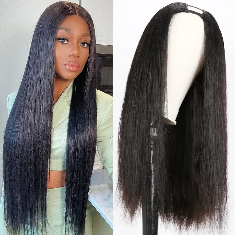 U Part Wig Straight Human Hair Wigs For Black Women Brazilian Remy Hair Glueless Human Hair Natural Black U Part No Lace Wigs
U Part Wig Straight Human Hair Wigs For Black Women Brazilian Remy Hair Glueless Human Hair Natural Black U Part No Lace Wigs