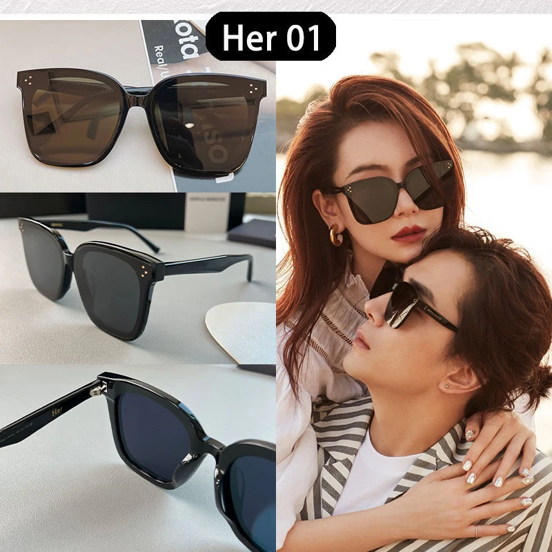 

2023 Gentle Mburty Women's Sunglasses For Man Glasses Vintage Luxury Brand Goods Designer Summer Uv400 MONSTER Korean BOLD