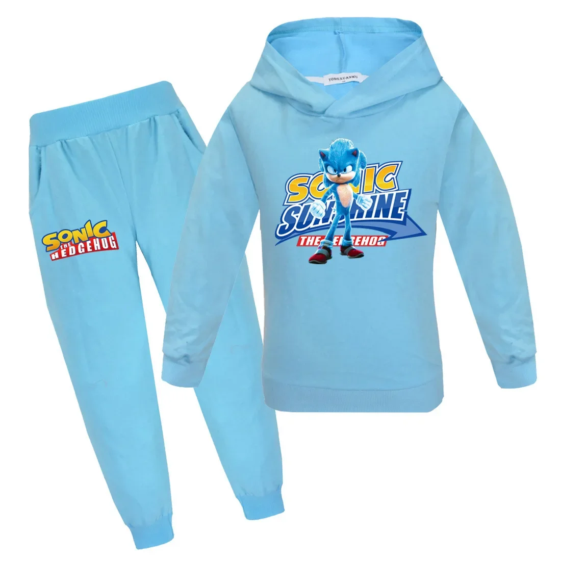 European and American Children's Clothing Sonic--suit Boys and Girls Hooded Sweater + Trousers Suit Warm and Comfortable
European and American Children's Clothing Sonic--suit Boys and Girls Hooded Sweater + Trousers Suit Warm and Comfortable