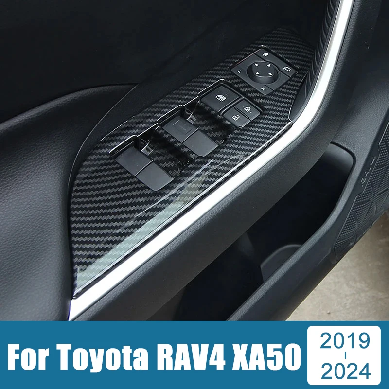 For Toyota RAV4 XA50 2019 2020 2021 2022 2023 2024 RAV 4 Hybrid Car Window Glass Lift Switch Button Cover Decoration Accessories
For Toyota RAV4 XA50 2019 2020 2021 2022 2023 2024 RAV 4 Hybrid Car Window Glass Lift Switch Button Cover Decoration Accessories