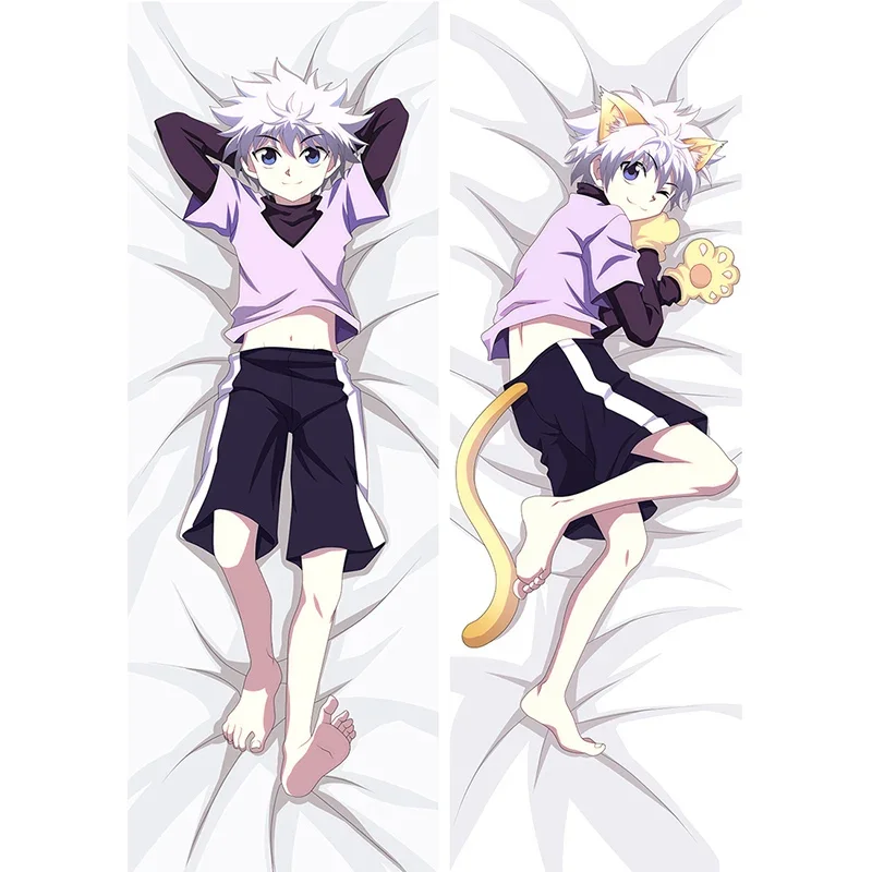 

60x180cm Anime Hunter x Hunter Killua Zoldyck Dakimakura Pillow Case Hisoka Csai Hugging Body Throw Pillow Cushion Cover