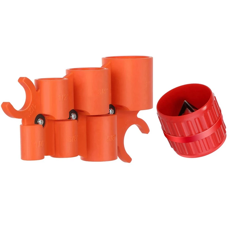 Depth Gauge And Pipe Deburring Tool,Inner Outer Reamer Pipe Tubing Chamfer Tool For PVC PPR Brass CPVC PE-RT Aluminum
Depth Gauge And Pipe Deburring Tool,Inner Outer Reamer Pipe Tubing Chamfer Tool For PVC PPR Brass CPVC PE-RT Aluminum