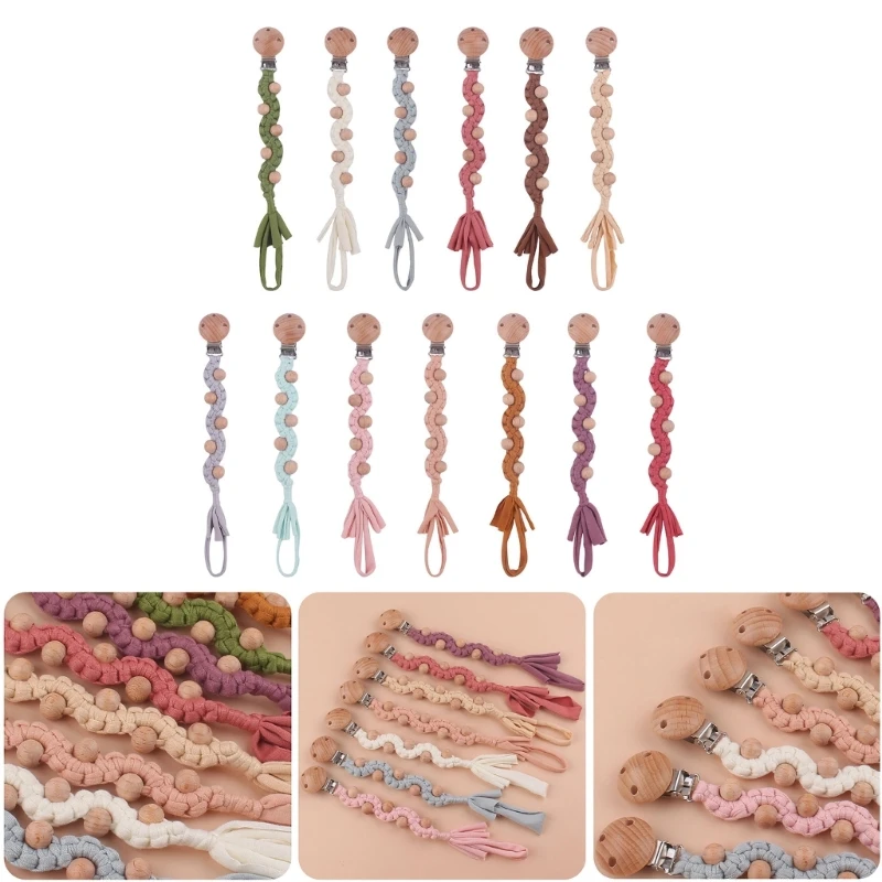 Vintage Simple Crochet Pacifier Clip Baby Cotton Tassel Pacifier Chain for Newborn Teething Soother Chew Dummy Clips hand made
Vintage Simple Crochet Pacifier Clip Baby Cotton Tassel Pacifier Chain for Newborn Teething Soother Chew Dummy Clips hand made