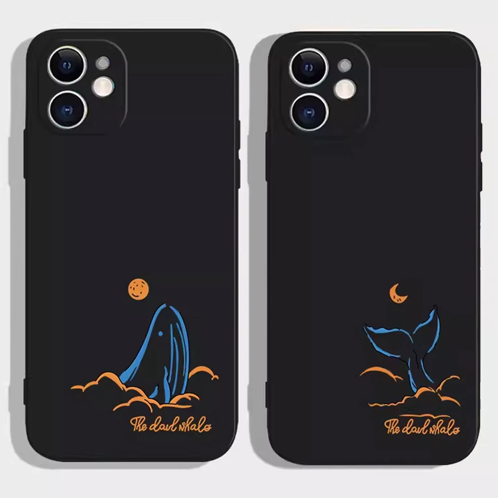 Funny Simple Whale Lovers Couple Phone Case for Samsung S25 S23 S22 S21 FE Ultra Soft Covers for Samsung Galaxy S24 Plus Fundas Funny Simple Whale Lovers Couple Phone Case for Samsung S25 S23 S22 S21 FE Ultra Soft Covers for Samsung Galaxy S24 Plus Fundas
