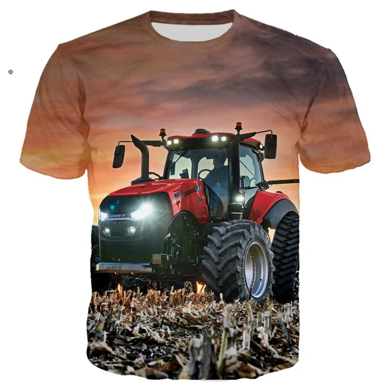 Fashion 3D Print Truck Tractor T-Shirts Men Streetwear Clothing Summer Casual T Shirt for Women Oversized Short Sleeve Tops Tees
Fashion 3D Print Truck Tractor T-Shirts Men Streetwear Clothing Summer Casual T Shirt for Women Oversized Short Sleeve Tops Tees