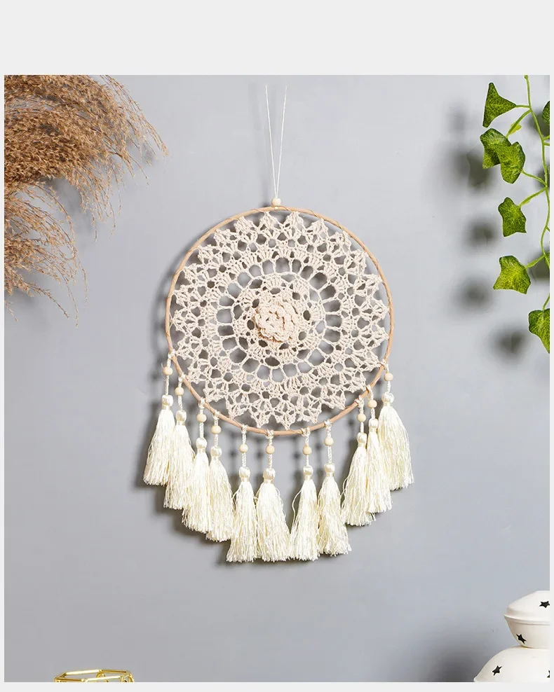 Eucalyptus Dream Catcher Wind Chime with Fringes 13 Se8ea8ed31b7f4c88baa5ed8c017f88f6M