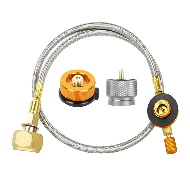 

Outdoor Camping Gas Stove Gas Refill Adapter Propane Cylinder Filling Adapter Gas Tank Furnace Connector Accessories