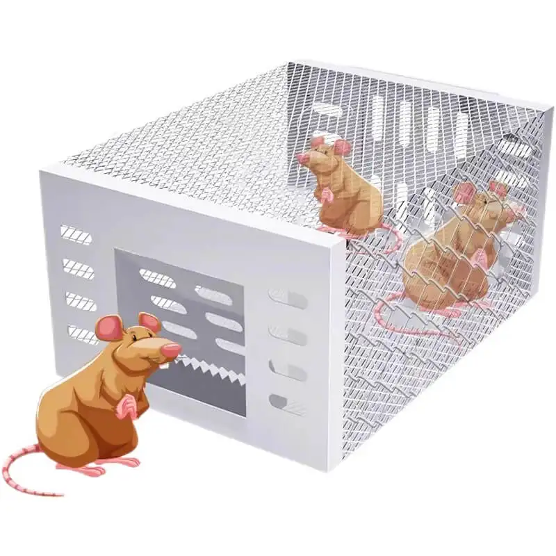 

Continuous Cycle Mouse Trap Rat Catching Cage Mice Killer Automatic Indoor Outdoor Mouse Catching Tool Dropshipping