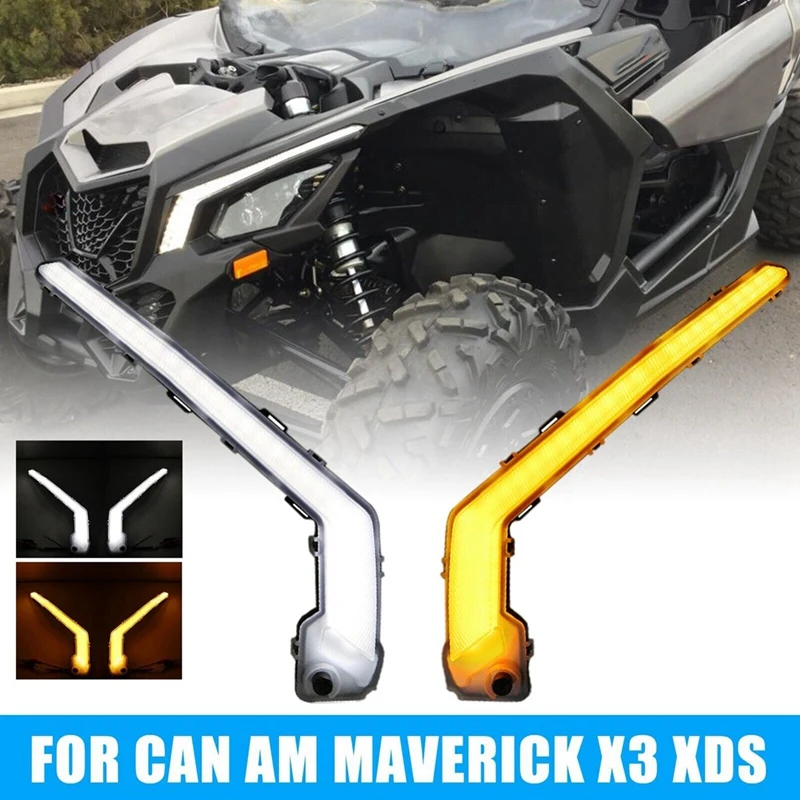 UTV светодиодный передний сигнал светильник янтарные указатели поворота для Can-Am Maverick X3 XDS XRS 2017 2018 710004994 & 710004995
UTV светодиодный передний сигнал светильник янтарные указатели поворота для Can-Am Maverick X3 XDS XRS 2017 2018 710004994 & 710004995