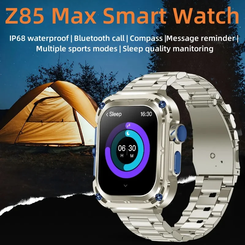 Z85 Max Smart Watch BT Call Ultra Long Standby True Rate NFC IP68 Waterproof Three Watch Straps Wristwatch for Men Women
Z85 Max Smart Watch BT Call Ultra Long Standby True Rate NFC IP68 Waterproof Three Watch Straps Wristwatch for Men Women
