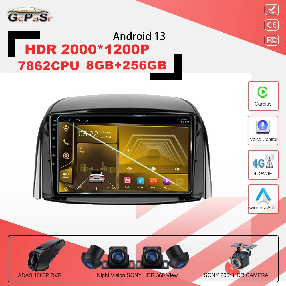 Android 13 7862CPU для Renault Koleos 2008-2016 мультимедийная навигация автомобильный радиоплеер Автомобильный GPS No 2din QLED экран видеорегистратор
Android 13 7862CPU для Renault Koleos 2008-2016 мультимедийная навигация автомобильный радиоплеер Автомобильный GPS No 2din QLED экран видеорегистратор