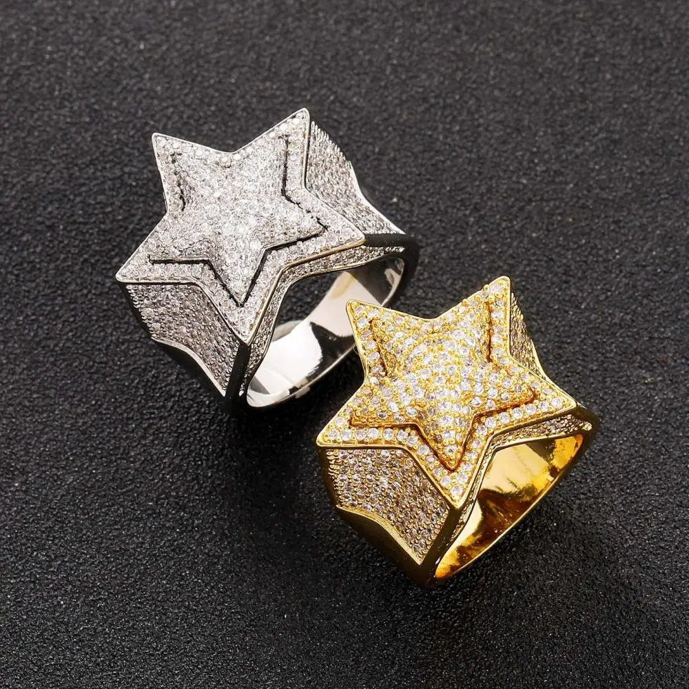 HOYON Lab Diamond Star Shaped Cuban Rings For Men S925 Sterling Silver Gold Plated Ring Hip Hop Halloween Christmas Jewelry Gift
HOYON Lab Diamond Star Shaped Cuban Rings For Men S925 Sterling Silver Gold Plated Ring Hip Hop Halloween Christmas Jewelry Gift