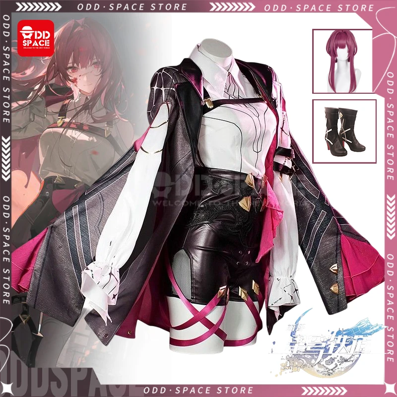 Honkai:Star Rail Kafka Cosplay Costume Game Honkai Kafka Cosplay Shoes Anime Domineering Lady Red Wig Role Play Clothes Full Set
Honkai:Star Rail Kafka Cosplay Costume Game Honkai Kafka Cosplay Shoes Anime Domineering Lady Red Wig Role Play Clothes Full Set