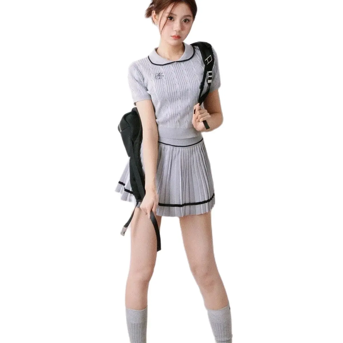 여성 골프 의류 Academic Style Women's Golf Suits Summer Women's Golf Wear 2024 New Two Piece Set Korean Luxury Clothing Golf Skirt 명품
여성 골프 의류 Academic Style Women's Golf Suits Summer Women's Golf Wear 2024 New Two Piece Set Korean Luxury Clothing Golf Skirt 명품