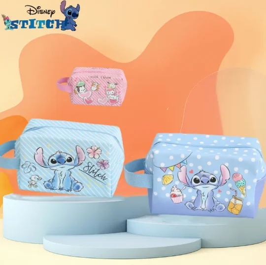 Disney Stitch Cute Girls Makeup Bag Cosmetic Key Headphone Medicine Sundries Storage Bag Women's Bag Sanitary Napkin Gift
Disney Stitch Cute Girls Makeup Bag Cosmetic Key Headphone Medicine Sundries Storage Bag Women's Bag Sanitary Napkin Gift