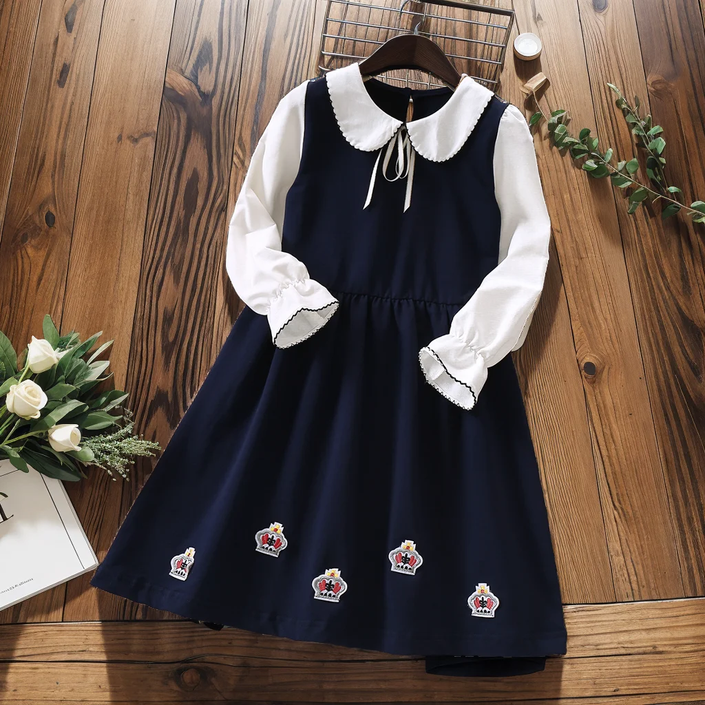 School Uniform Kids Dresses for Girls Costumes Teenager Spring Autumn Long Sleeve Children Clothing 4 6 8 9 10 11 12 13 14 Years
School Uniform Kids Dresses for Girls Costumes Teenager Spring Autumn Long Sleeve Children Clothing 4 6 8 9 10 11 12 13 14 Years