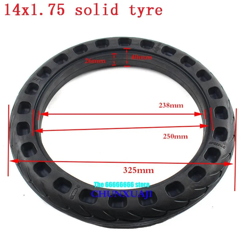 14 Inch Electric Bicycle Non-inflatable Honeycomb Hole Solid Tire 14x1.75 Shock Absorption and Explosion-proof Tyre 14*1.75
14 Inch Electric Bicycle Non-inflatable Honeycomb Hole Solid Tire 14x1.75 Shock Absorption and Explosion-proof Tyre 14*1.75