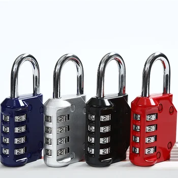 Padlock Password Locks 4 Digit Waterproof Outdoor Lock For Door Suitcase Bag Package Cabinet Locker Window Portable Door Lock